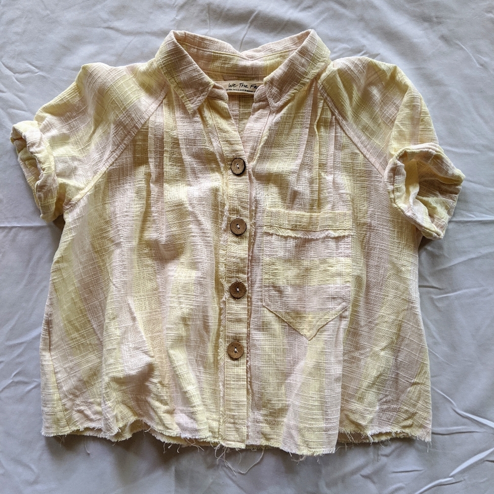 Free People Women's Button-Down Blouse